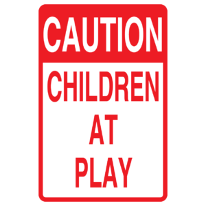 Stock Signs - Caution Children At Play